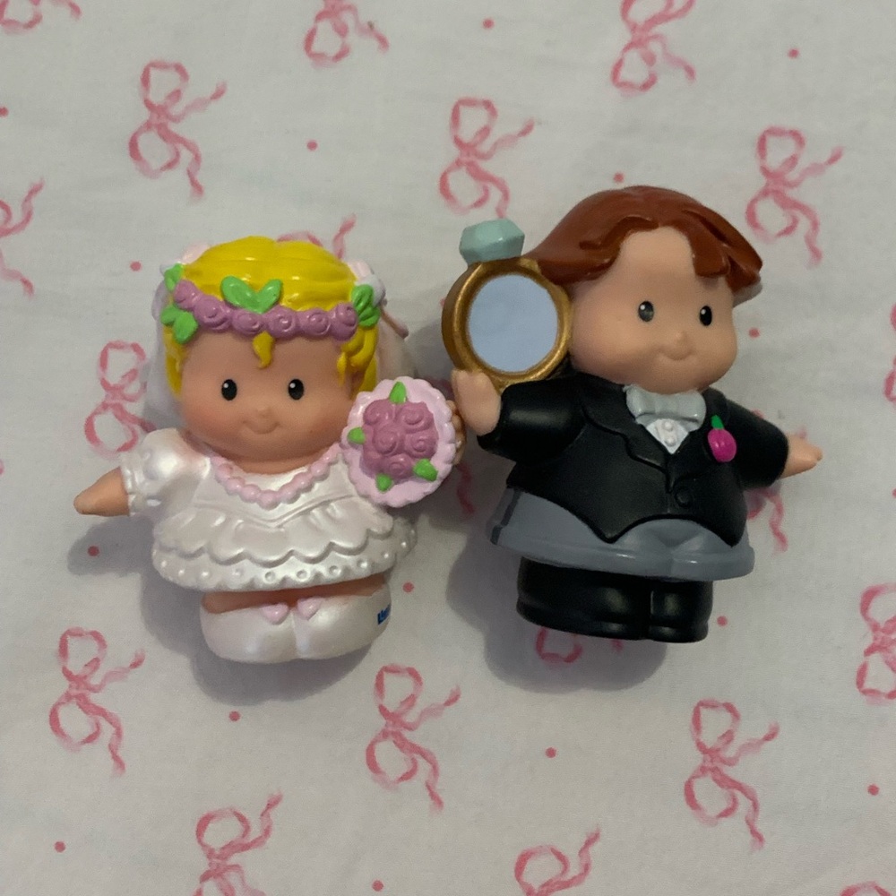 Little People Bride and Groom
